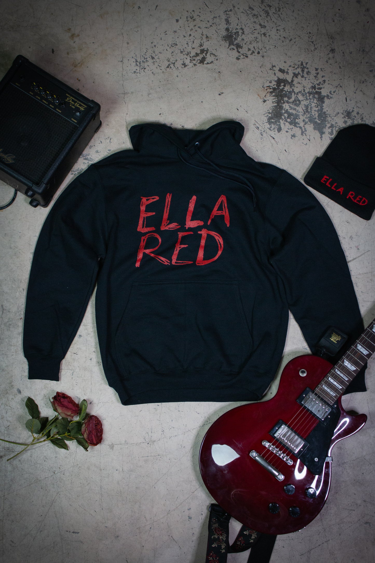 Ella Red Hoodie